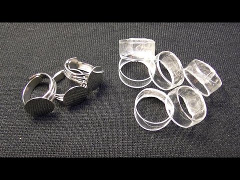 Видео: DIY Основа для кольца из пластиковой бутылки. Мастер класс \ Basis for rings from plastic bottle