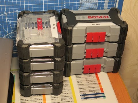 Видео: Хранение оснастки: Boxx M & L (Bosch Impact Control) - система хранения всего, что уместится