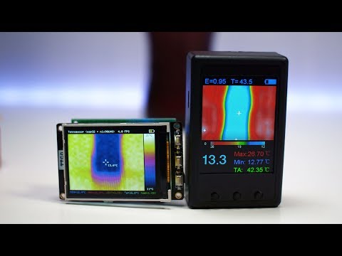 Видео: Китайский тепловизор  на сенсоре MLX90640