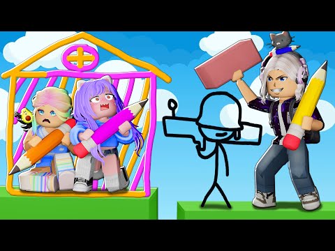 Видео: ОББИ, НО МЫ ЕГО РИСУЕМ! Doodle Obby