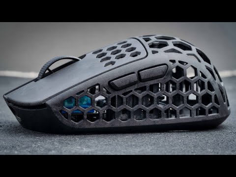 Видео: Беспроводная игровая мышь из углеродного волокна Mini Wireless — Darmoshark M5Air