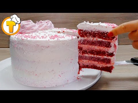 Видео: Вкус этого торта вы запомните на всю жизнь. "Красный Бархат" с клубничной прослойкой.
