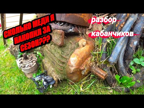 Видео: СКОЛЬКО МЕДИ Я НАШЁЛ ЗА СЕЗОН 2022??? РАЗБОР КАБАНЧИКОВ И КАБЕЛЯ. ЧАСТЬ 1