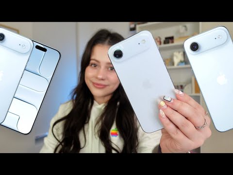 Видео: Распаковка iPhone AIR в НЕБЕСНО-СИНЕМ цвете!📱☁️ *НЕ ПРОФЕССИОНАЛЬНО* (он такой красивый!!)
