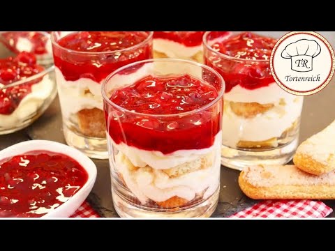 Видео: 🔥15 минут и вы получите самый вкусный стакан десерта / компота из красных фруктов и бисквитное пе...