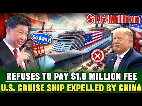 Видео: Отказавшись платить Китаю портовый сбор в размере 1,6 млн долларов, американский круизный лайнер ...