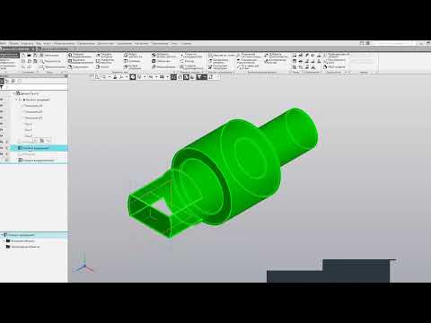 Видео: Комаров Д Н  Построение тел вращения  Вал 1