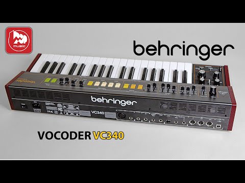 Видео: BEHRINGER VOCODER VC340 - аналоговый синтезатор и вокодер