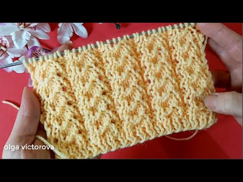 Видео: ЧУДЕСНЫЕ АЖУРНЫЕ ДОРОЖКИ 997 Вязание Узоры спицами Knitting
