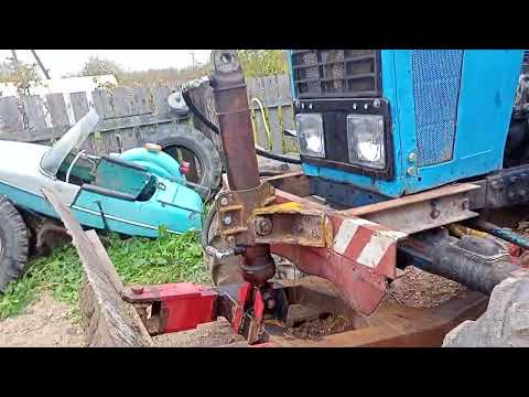 Видео: Переделал крепление цилиндра переднего отвала на мТз