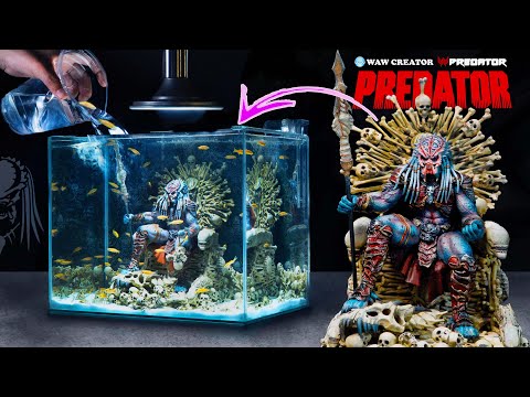 Видео: Как сделать диораму Короля Хищников в аквариуме из полимерной глины