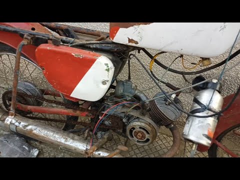 Видео: Балкан 50 мк3-50 от 1973г. опит за припалване.