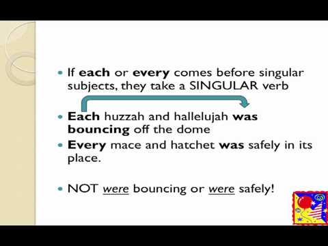 Видео: Согласование подлежащего и глагола