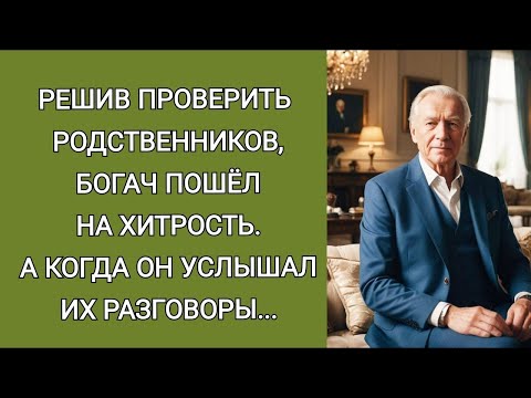 Видео: Решив проверить родственников богач пошел на хитрость  А когда он услышал их разговоры