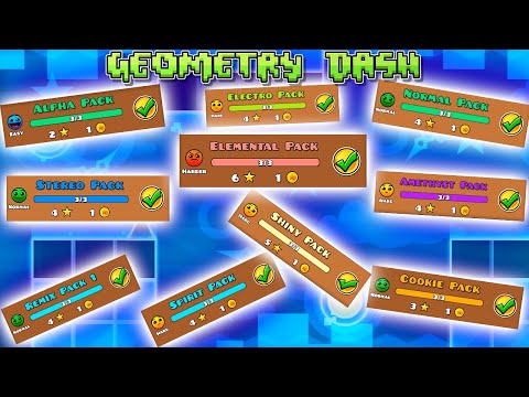 Видео: ПРОШЕЛ 10 МАП ПАКОВ ЗА РАЗ!!! ► Geometry Dash #26