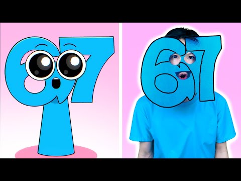 Видео: 🎭 Мой Sprunki OC: 67 в реальной жизни! #спрунки