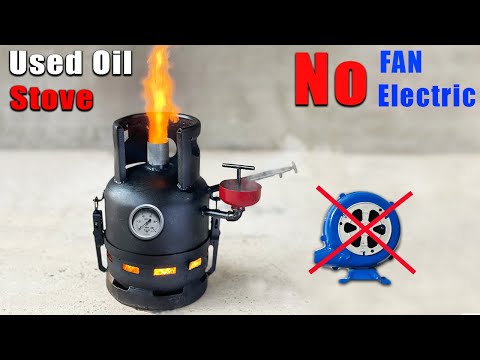 Видео: СЕКРЕТ, используя ВОДУ, чтобы сжечь печь на отработанном масле.Вы становитесь экспертом, если знаете