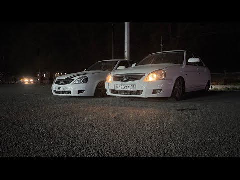 Видео: Установка пневмоподвески на приору #приора #пневма #пневмоподвеска #напневме