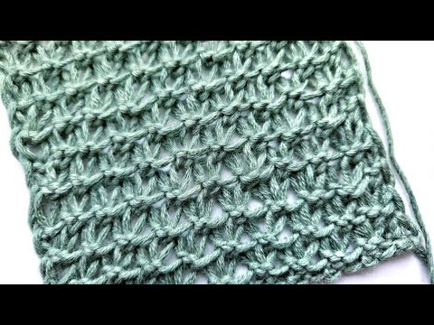 Видео: Фактурный узор интересный с двух сторон