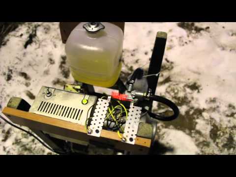 Видео: Тест отопителя ШААЗ-015  (печка от автомобиля "Запорожец")