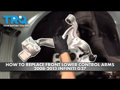 Видео: Как заменить передние нижние рычаги подвески Infiniti G37 2008-2013