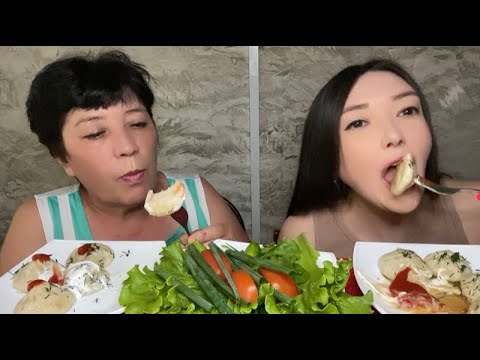 Видео: МУКБАНГ хинкали ❤️