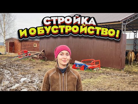 Видео: Обустройство козовника, навеса, сыроварни и удои от сенажа! | Молодая Ферма