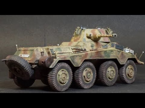 Видео: Немецкий тяжелый бронеавтомобиль Sd.Kfz. 234 "Пума"