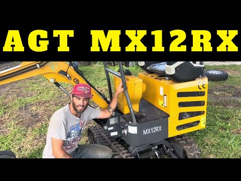 Видео: Китайский мини-экскаватор: AGT MX12RX — желтый кирпич. Остерегайтесь этих приводных двигателей!