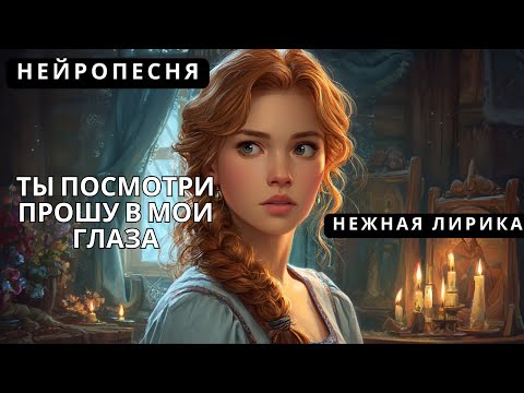 Видео: НЕЙРОПЕСНЯ | Ты посмотри в мои глаза |  Стихи о любви и прощании | Жанна Королёва | AI Music Studio