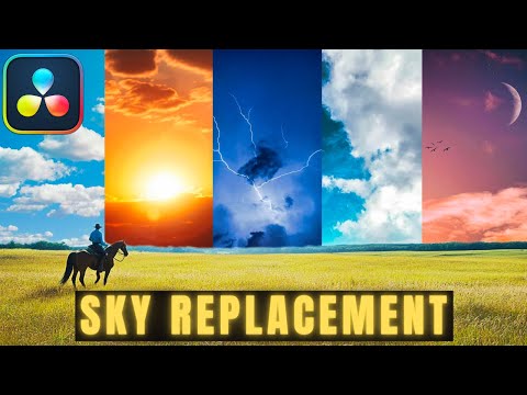 Видео: Как заменить небо в Davinci Resolve Studio | Руководство