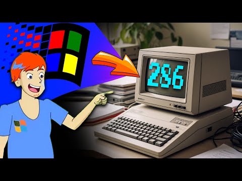 Видео: Windows на СЛАБОМ 80286, это реально? Техника с Владленом