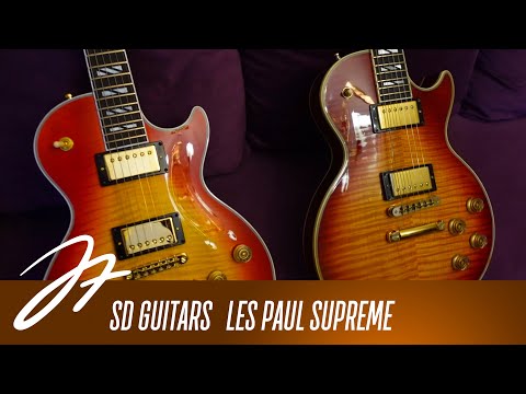 Видео: Обзор на диване - SD guitars - Les Paul Supreme