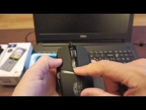 Видео: Обзор на игровую мышь Oklick 795G Black с яркой подсветкой всего за 400руб из магазина М-Видео.