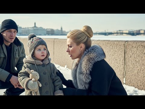 Видео: Его дочь подошла к миллионерше на улице, и её слова заставили ледяную королеву стать ей матерью.