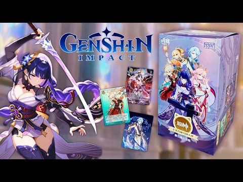 Видео: Геншин Импакт / Распаковка коллекционных карт / Священный призыв семерых