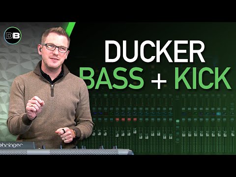 Видео: Использование Ducker на бас-гитаре для усиления бас-бочки — Behringer X32