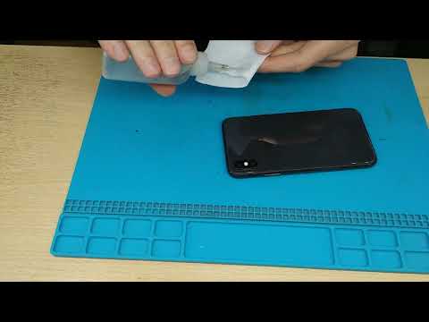 Видео: Замена задней крышки iphone x без лазера/iPhone x Back Cover Replacement without laser