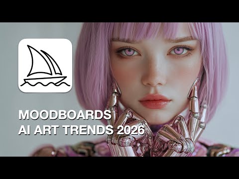 Видео: Midjourney V7: Собираем стили в Мудборды | Актуальные AI Art Тренды 2026