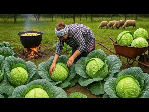 Видео: УБОРКА КАПУСТЫ И ЗАГОТОВКА ВИНОГРАДНЫХ ЛИСТЬЕВ - 1 ЧАС ЛУЧШИХ РЕЦЕПТОВ
