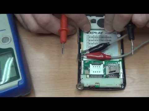 Видео: Востановление SIM конектора и промерка питания на  Explay T350