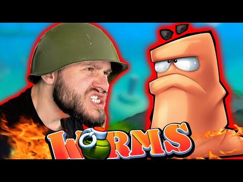 Видео: ЗАМОРИЛИ ОЛДОВОГО ЧЕРВИЧКА // FROST & SNAKE: Worms Revolution