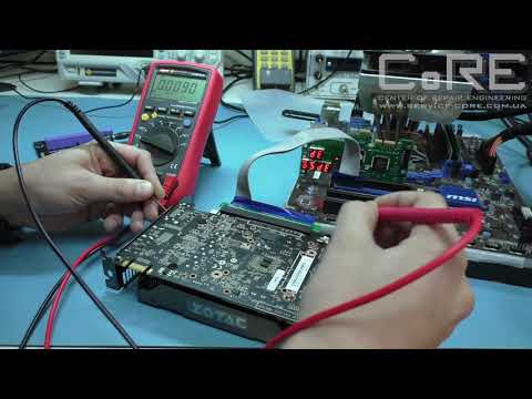Видео: Видео по ремонту видеокарты NVIDIA не вышедшее на канале CORE.