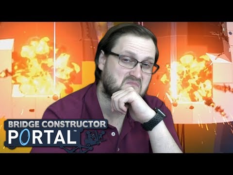 Видео: ГЕНИАЛЬНЫЙ ИНЖЕНЕР ► Bridge Constructor Portal #4