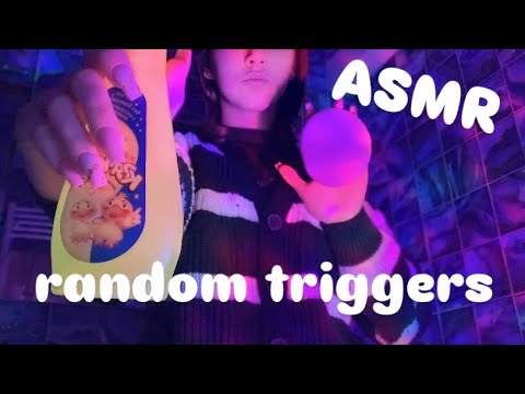 Видео: АСМР Рандомные триггеры ПЕРВОЕ ВИДЕО/ ASMR random triggers FIRST VIDEO
