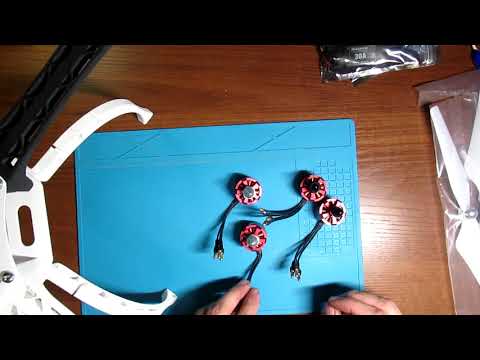 Видео: Квадрокоптер F450.Часть 1. Рама и двигатели.