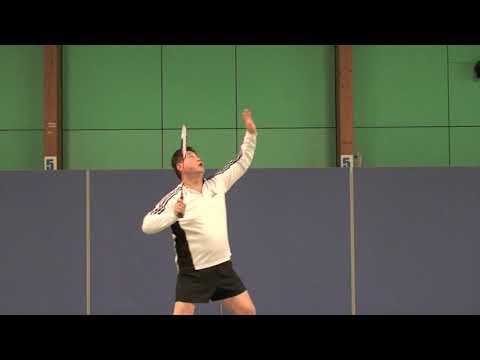 Видео: Навык владения приемом «смеш» в бадминтоне (2)
