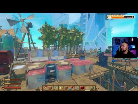 Видео: ⚡Raft. Продолжение сюжета. Зимний остров 16