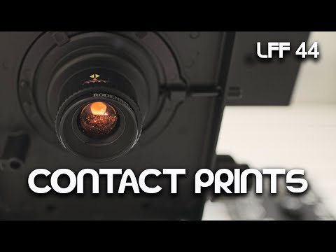 Видео: Контактные черно-белые отпечатки 8x10 дюймов — большой формат, пятница