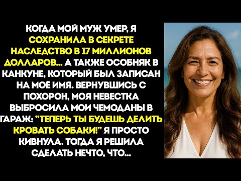 Видео: Когда мой муж умер, я втайне сохранила наследство в семнадцать миллионов долларов… и также